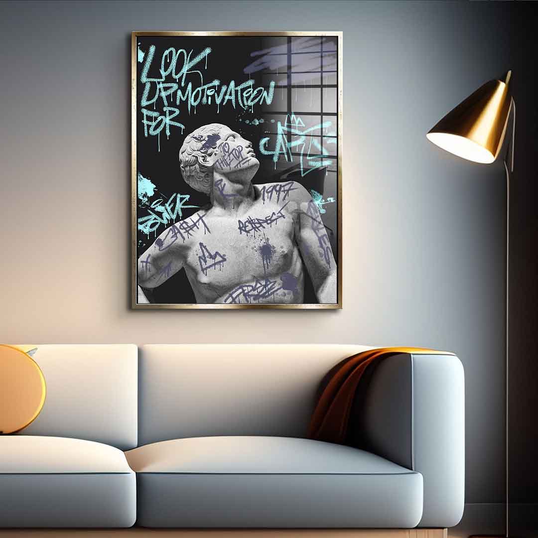 Look Up For Motivation - acrylic glass