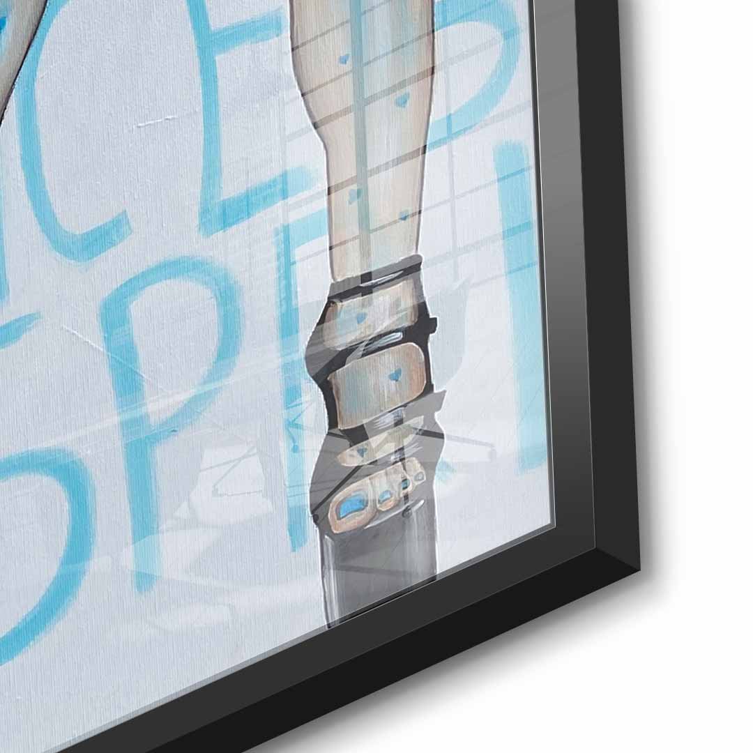 Blue Shoes - acrylic glass