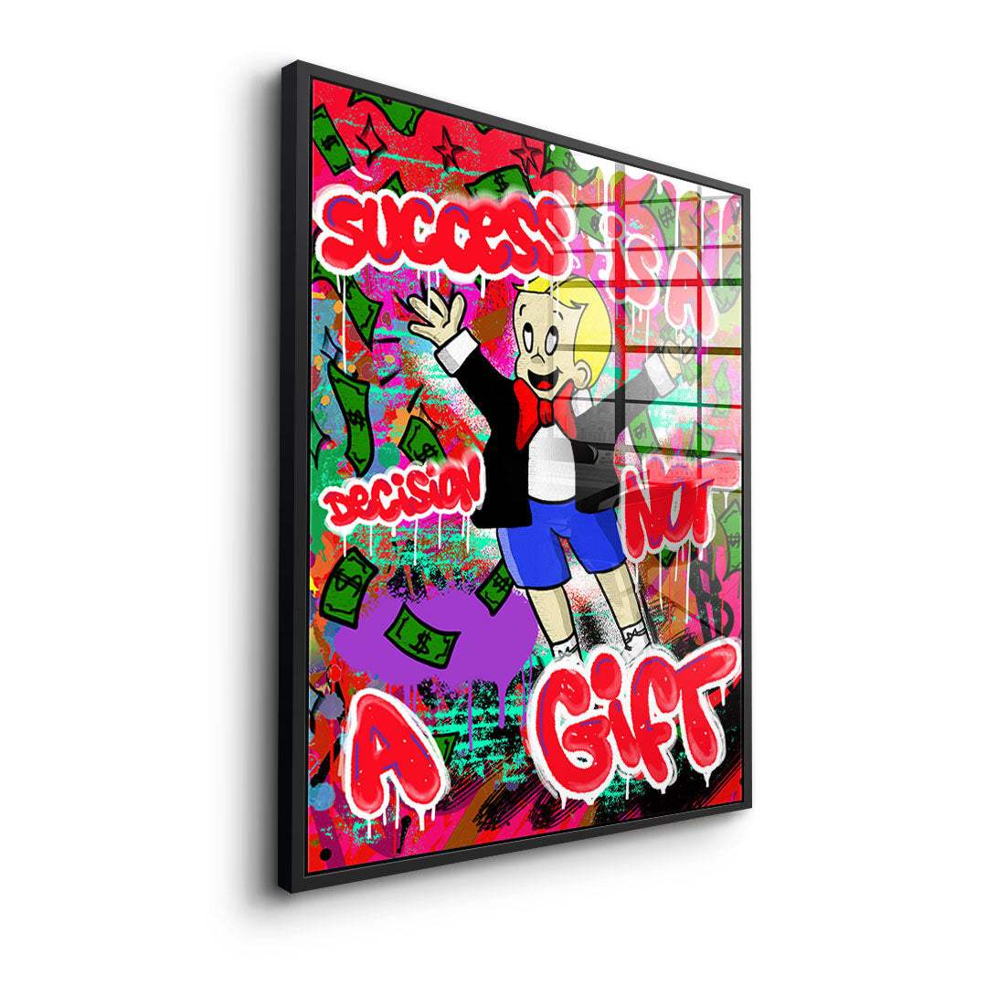 Success is a Decision - acrylic glass