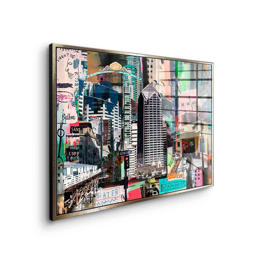 Urban San Diego - acrylic glass