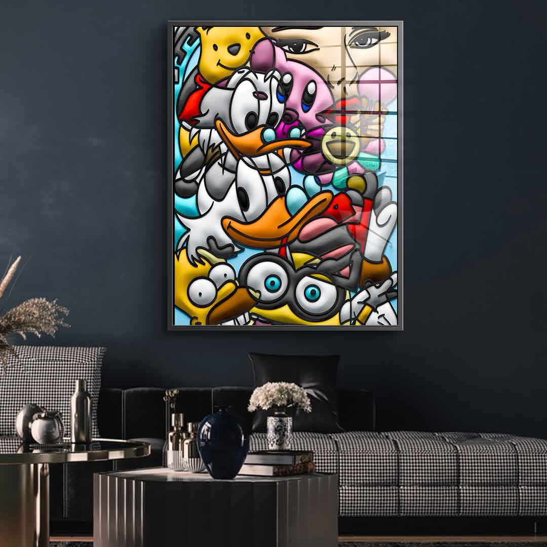 Pop Culture Patchwork - acrylic glass