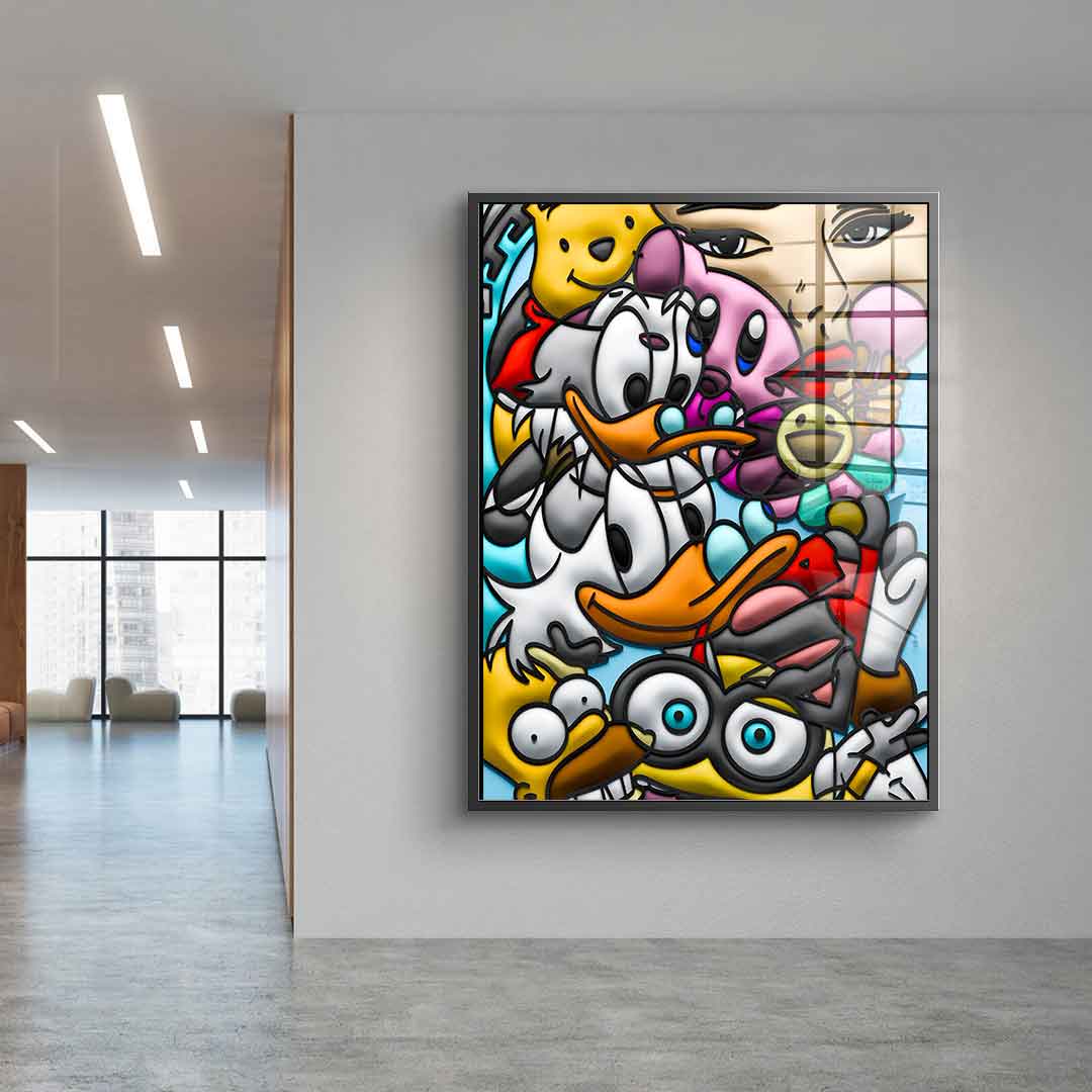 Pop Culture Patchwork - acrylic glass