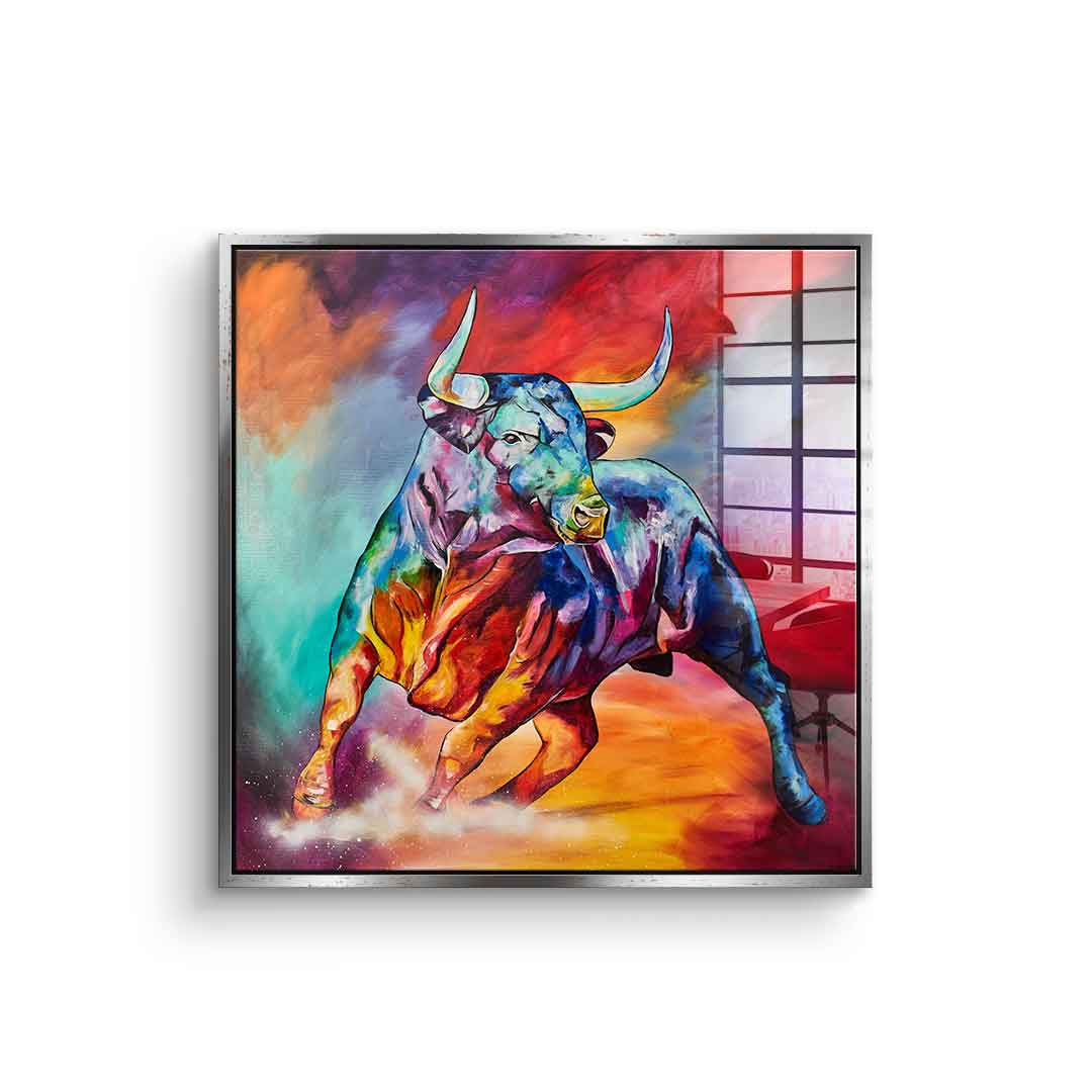 Proud Bull - acrylic glass