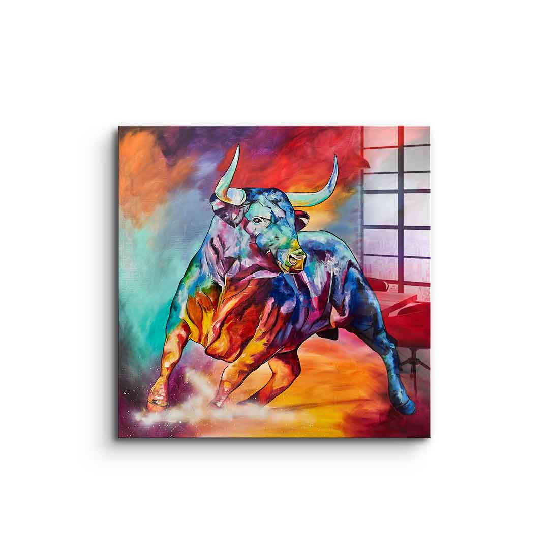 Proud Bull - acrylic glass