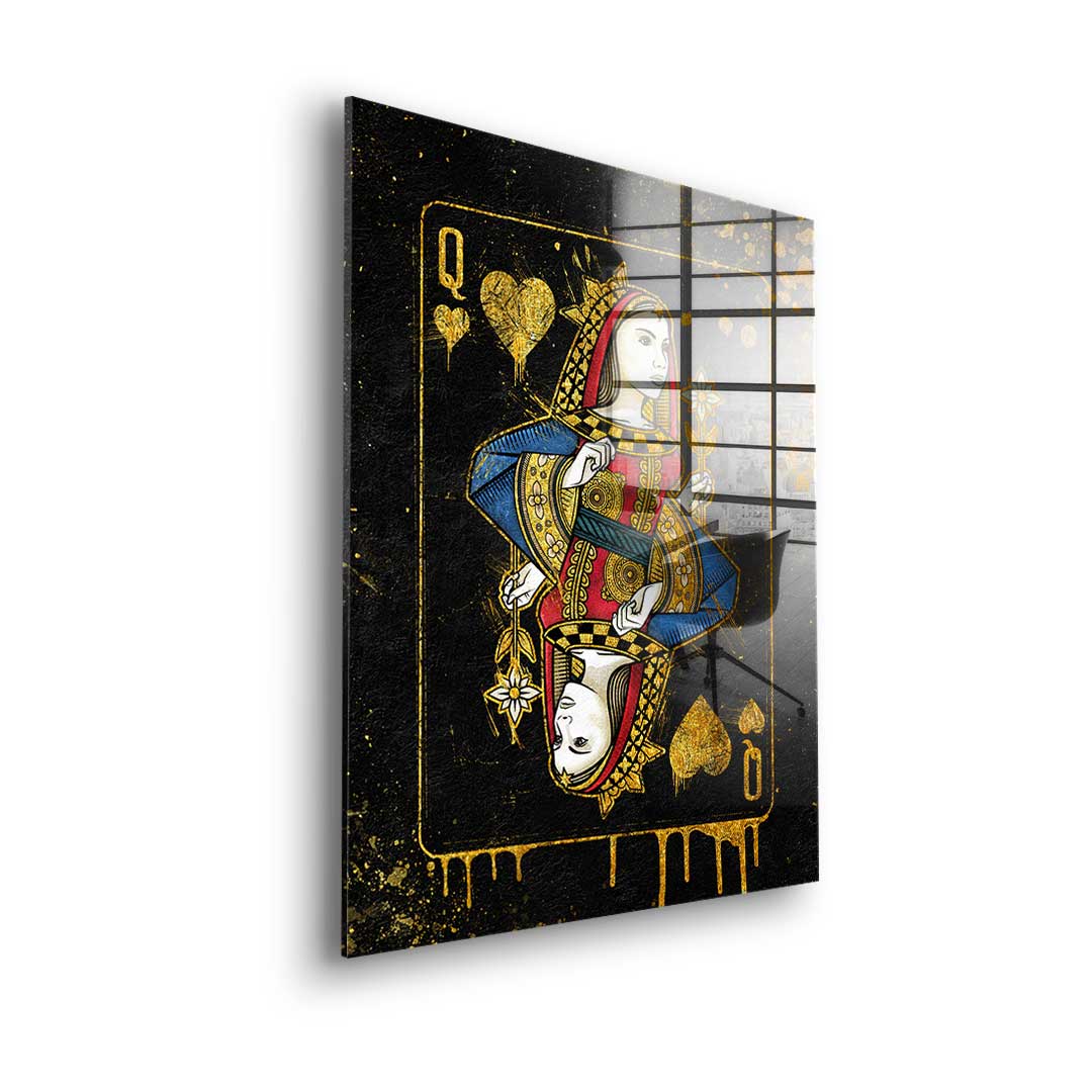 Queen Card - acrylic glass