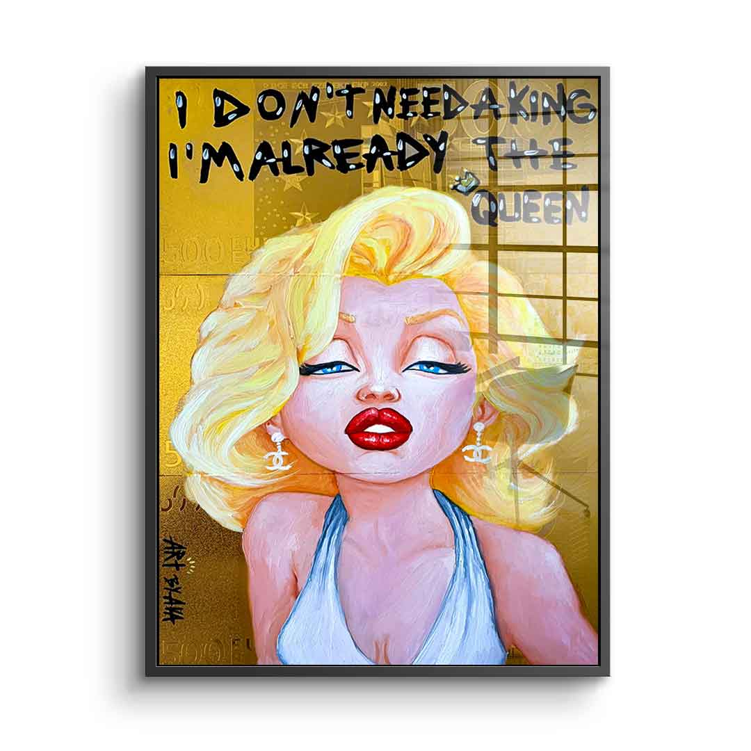 Queen Marilyn - acrylic glass