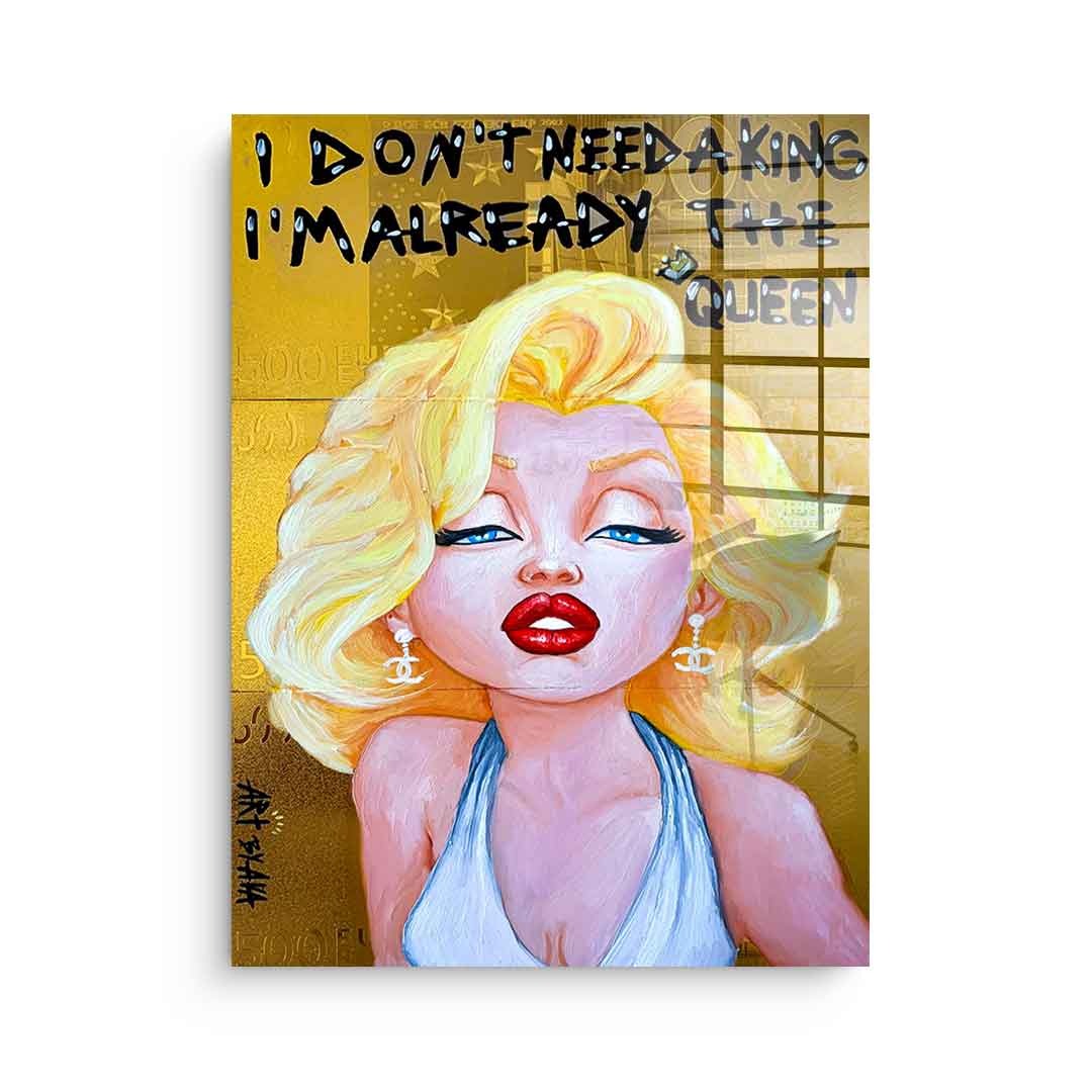 Queen Marilyn - acrylic glass