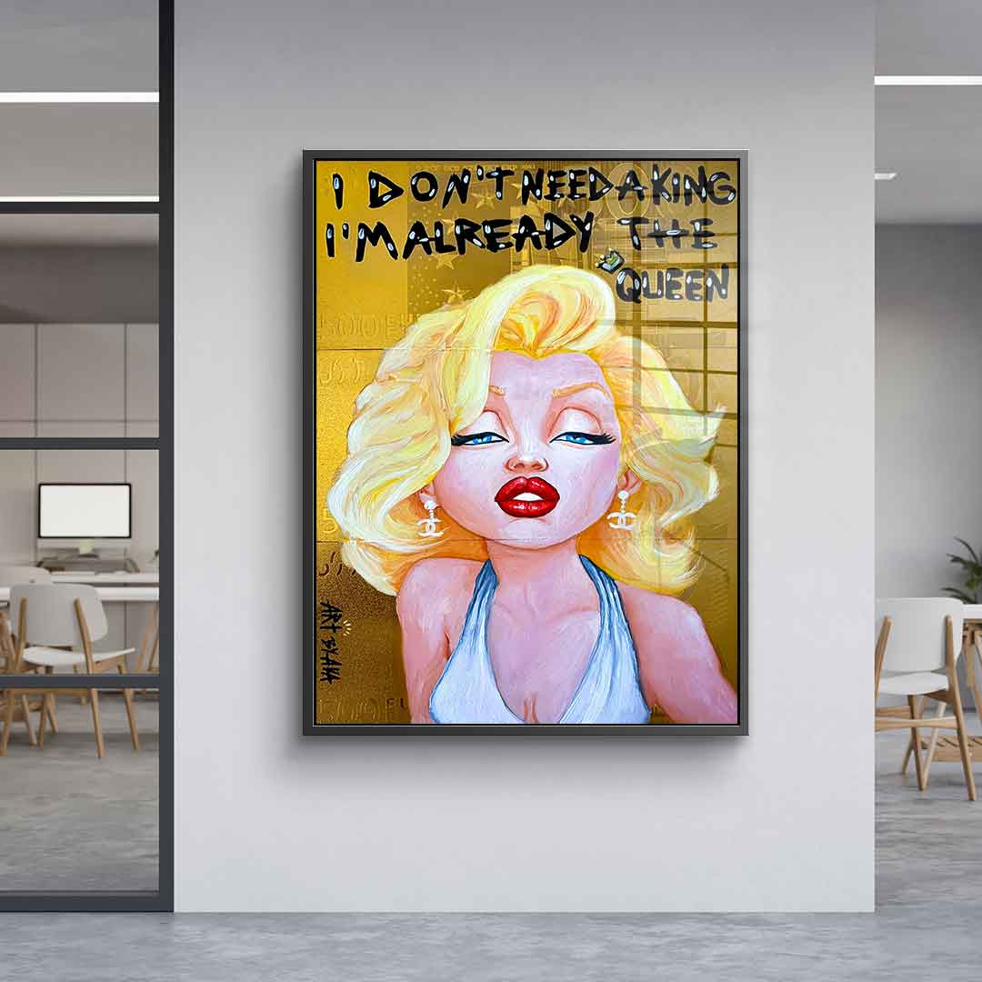 Queen Marilyn - acrylic glass