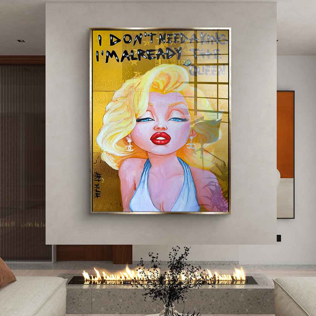 Queen Marilyn - acrylic glass