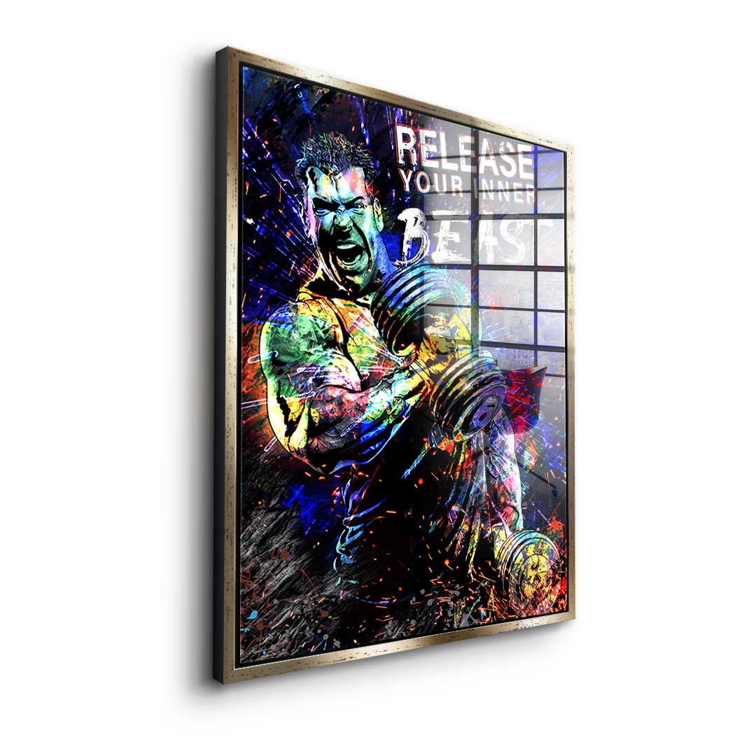 Release your inner Beast - acrylic glass