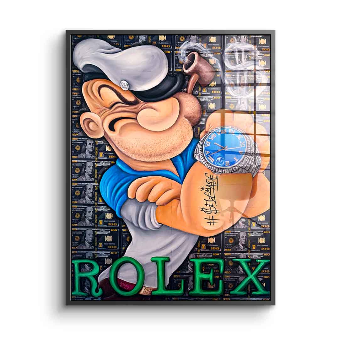 Rich Popeye - acrylic glass