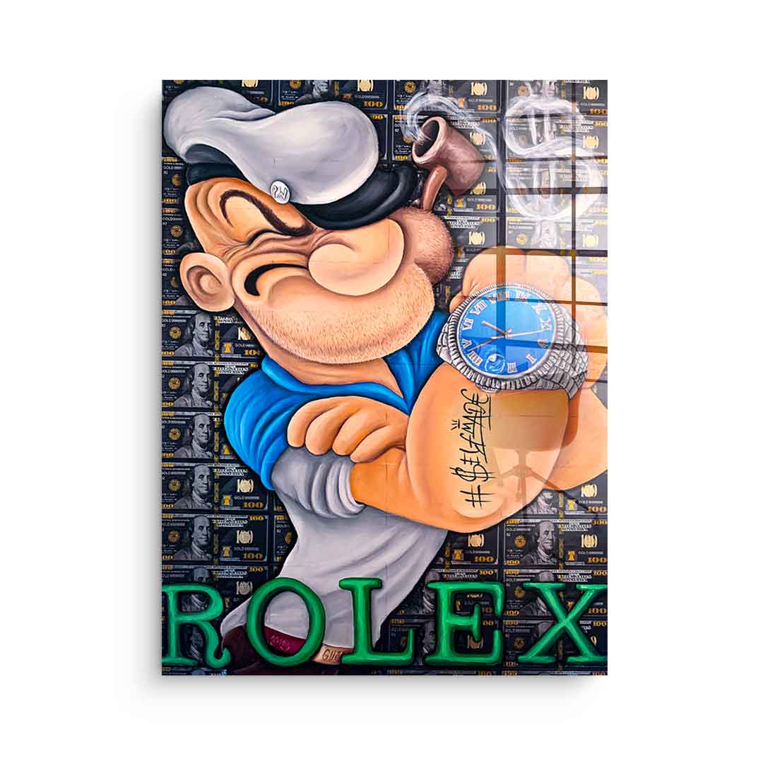 Rich Popeye - acrylic glass