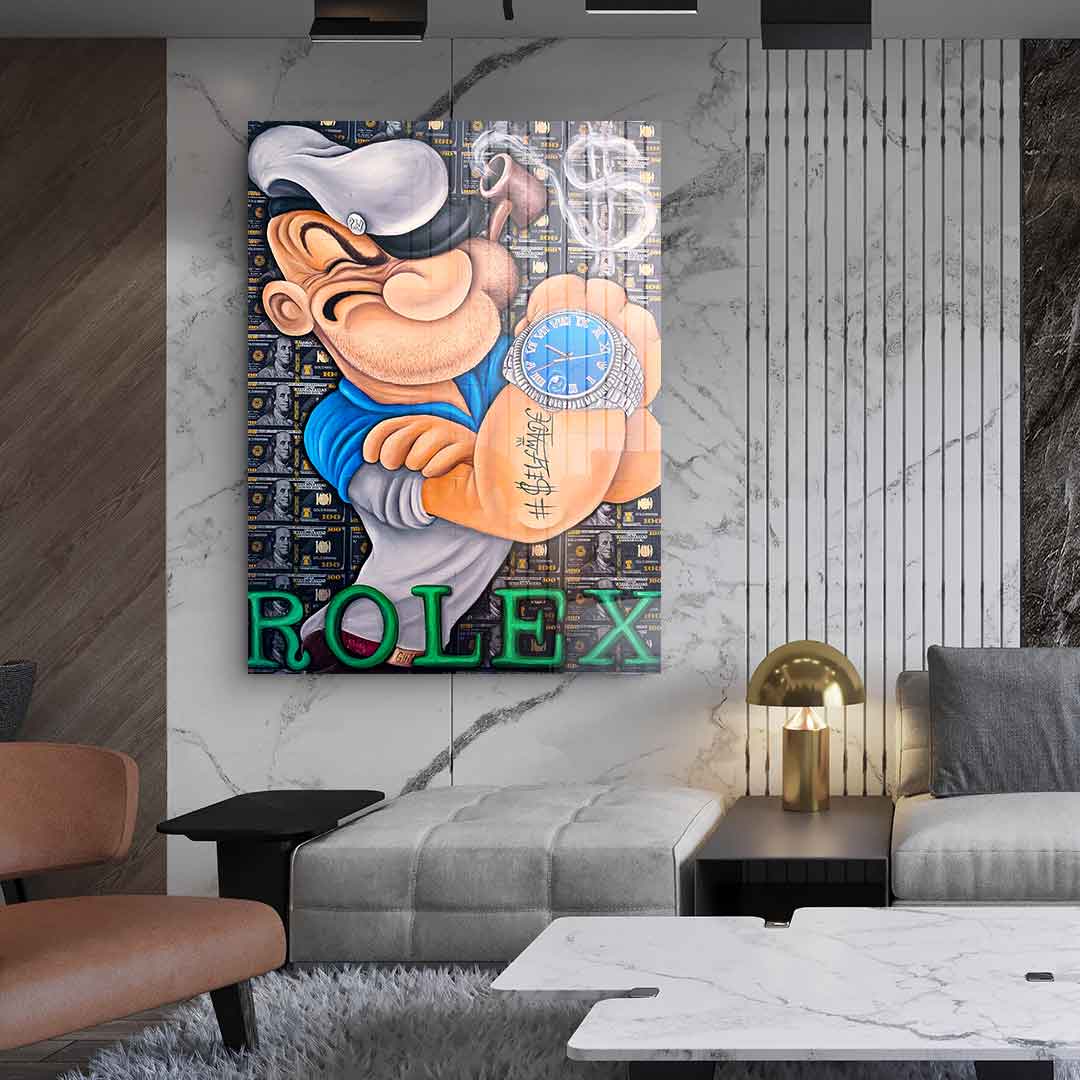 Rich Popeye - acrylic glass