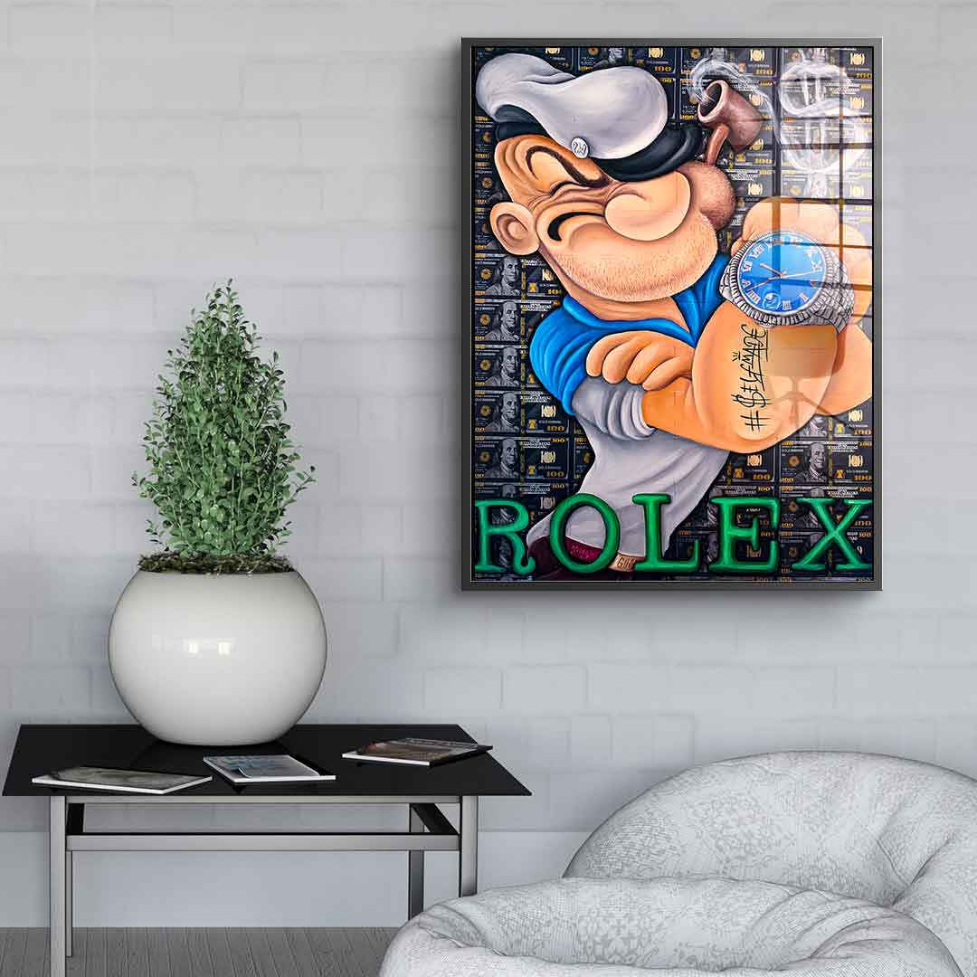 Rich Popeye - acrylic glass