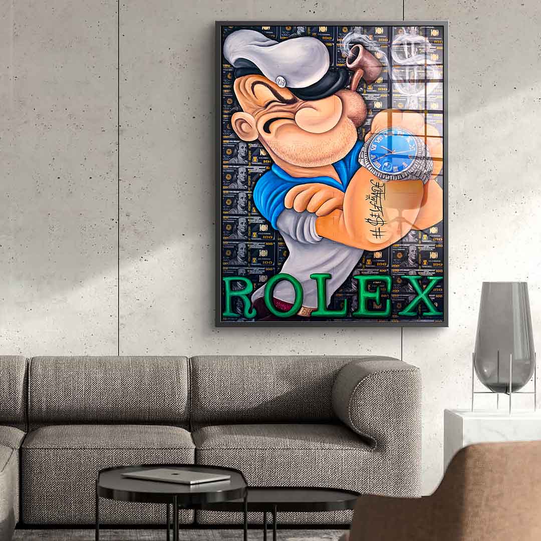 Rich Popeye - acrylic glass