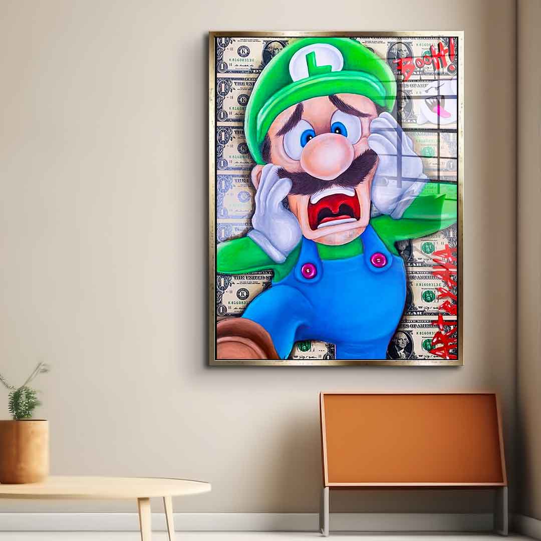 Scared Luigi - acrylic glass