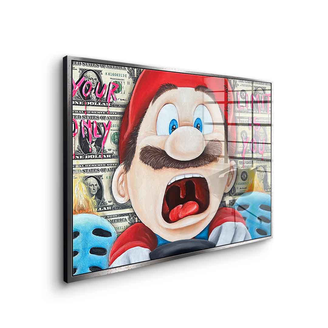 Screaming Mario - acrylic glass