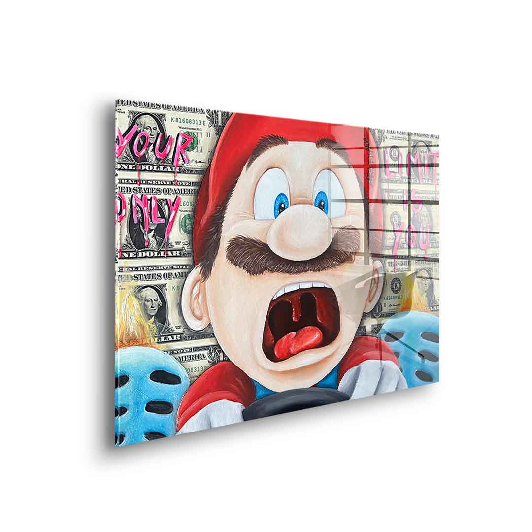 Screaming Mario - acrylic glass