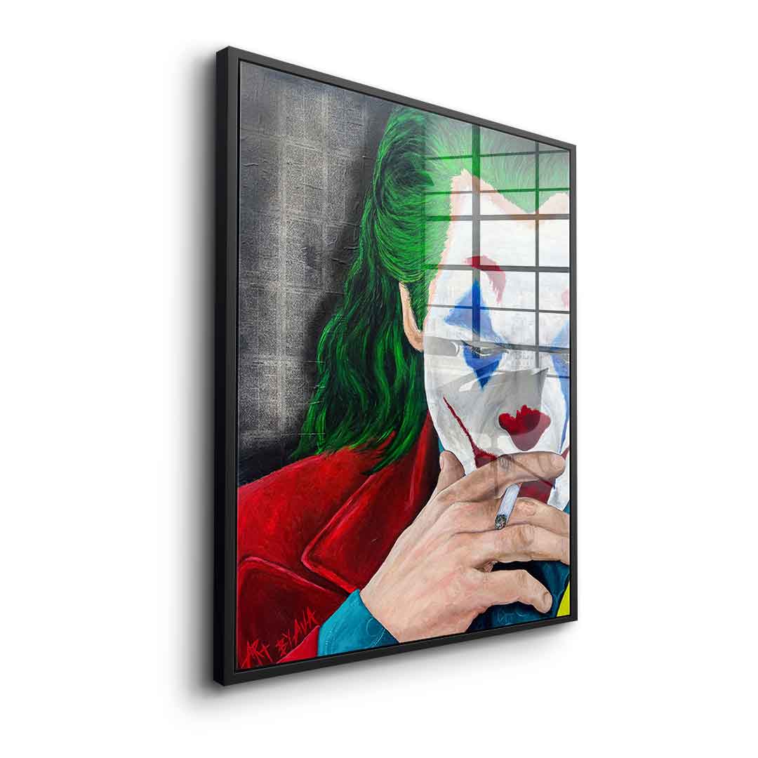 Smoking Joker - acrylic glass