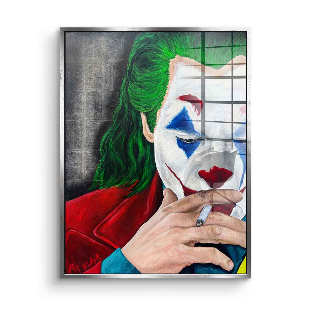 Smoking Joker - acrylic glass