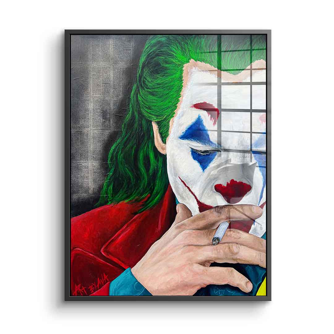 Smoking Joker - acrylic glass