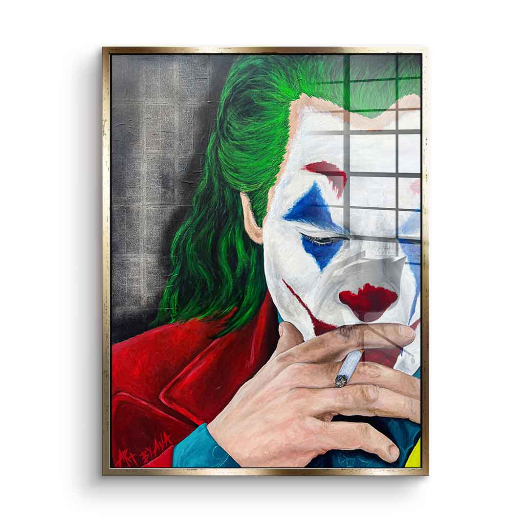 Smoking Joker - acrylic glass