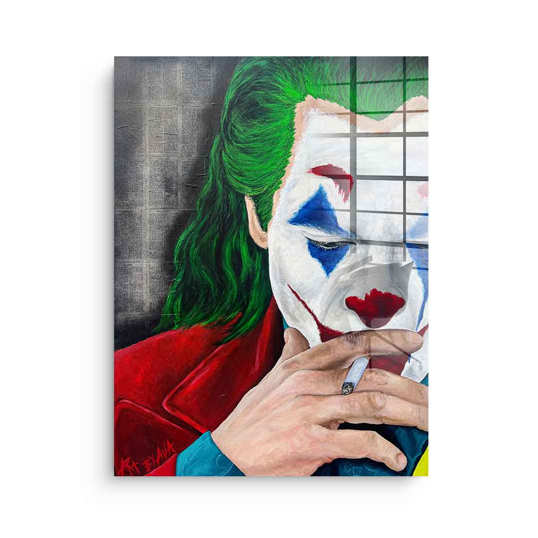 Smoking Joker - acrylic glass