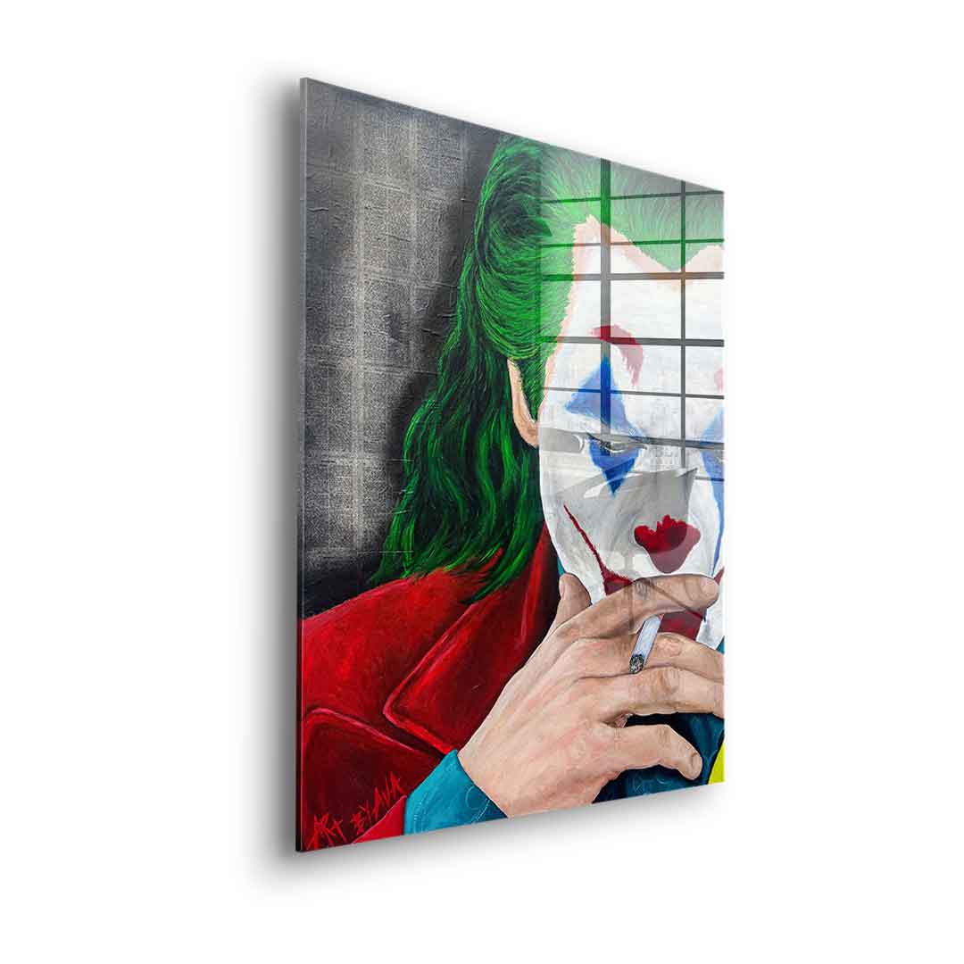 Smoking Joker - acrylic glass