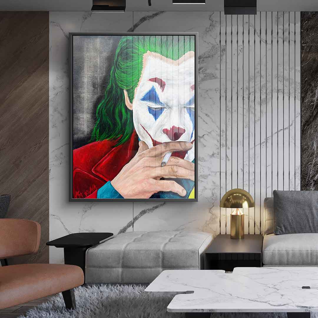 Smoking Joker - acrylic glass