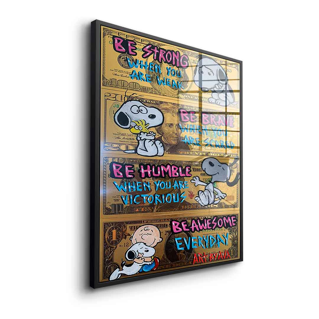 Awesome Snoopy - acrylic glass