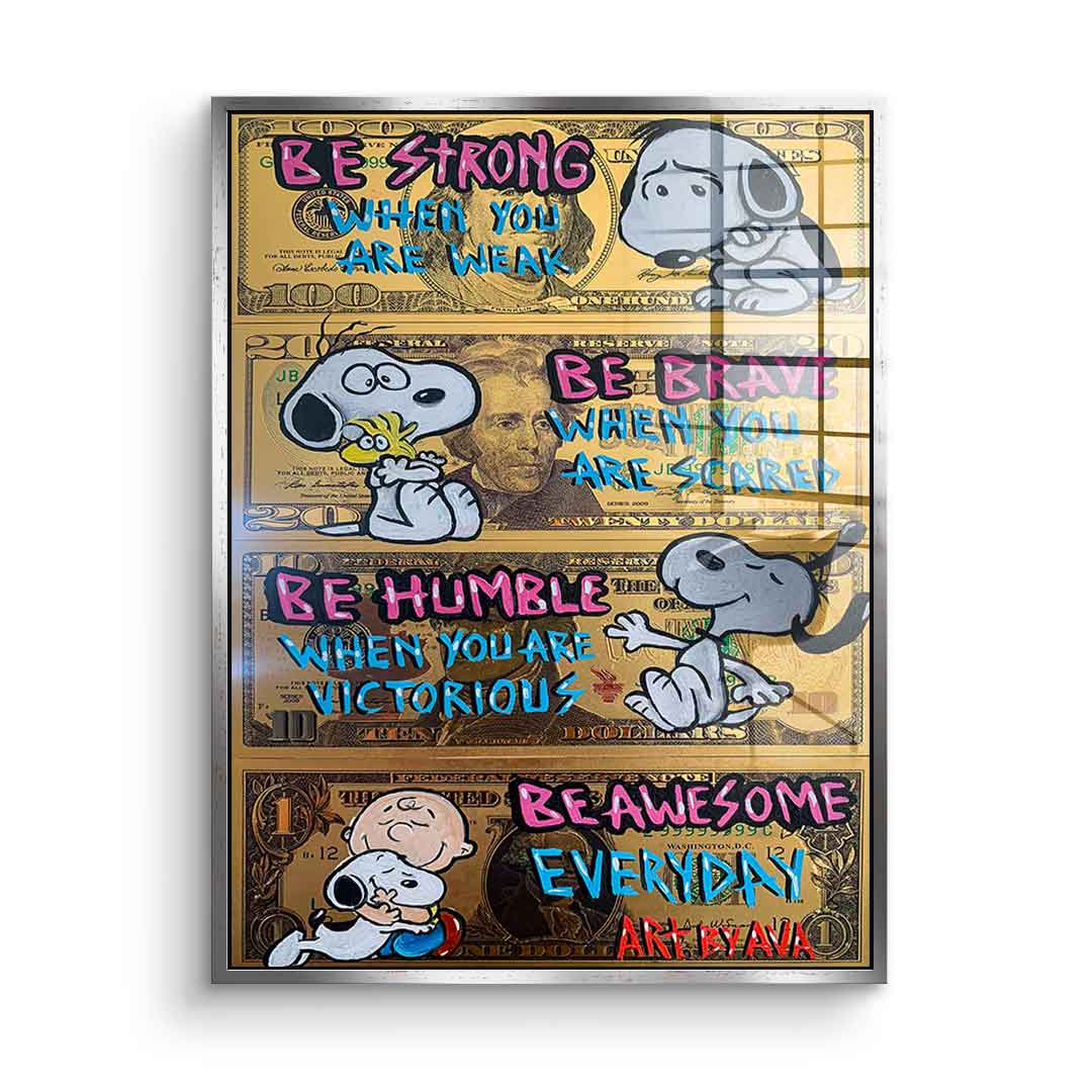 Awesome Snoopy - acrylic glass