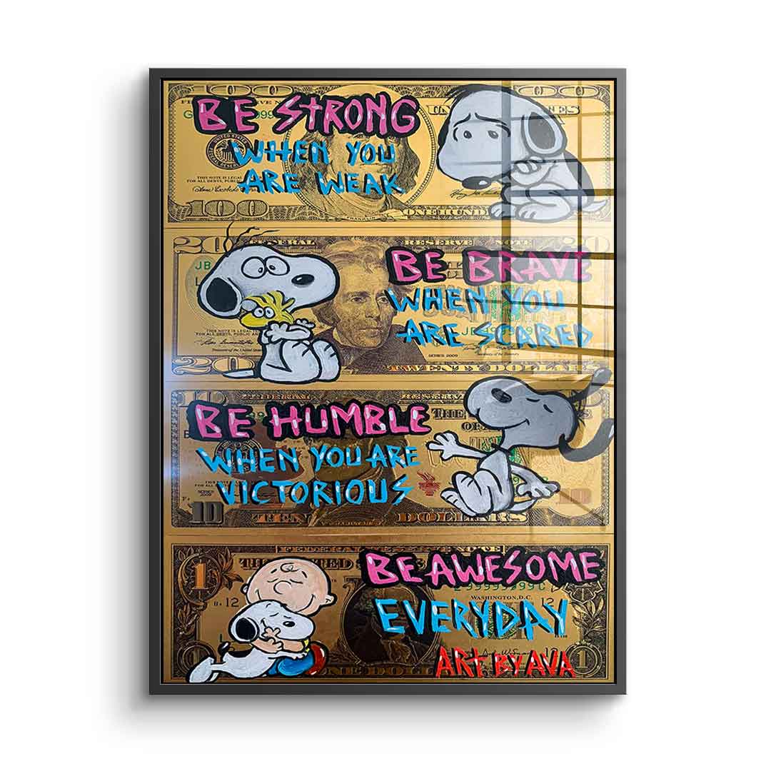 Awesome Snoopy - acrylic glass