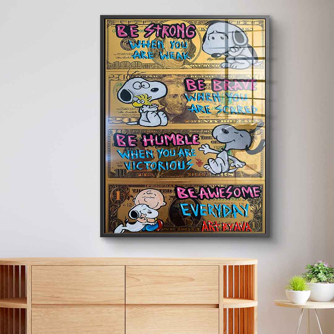 Awesome Snoopy - acrylic glass