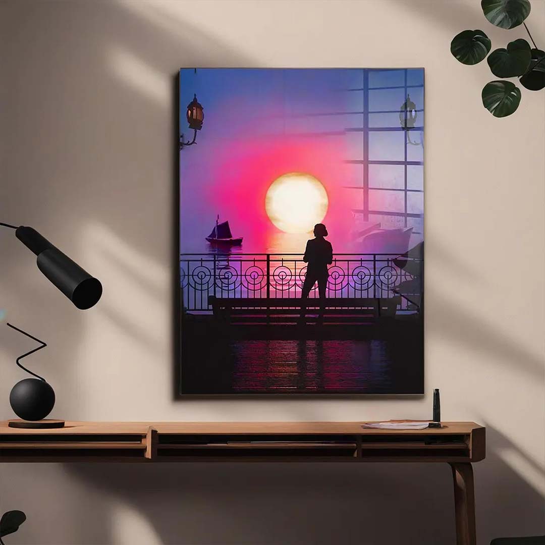 A Peaceful Sunset - acrylic glass