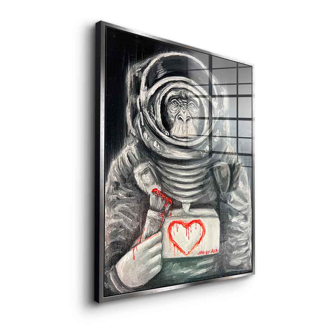 Space Monkey - acrylic glass