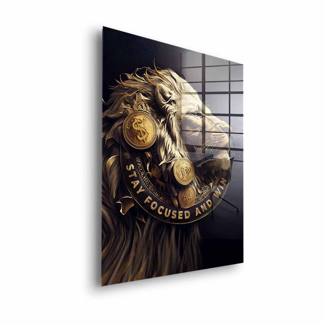 Stay Focused and Win - acrylic glass