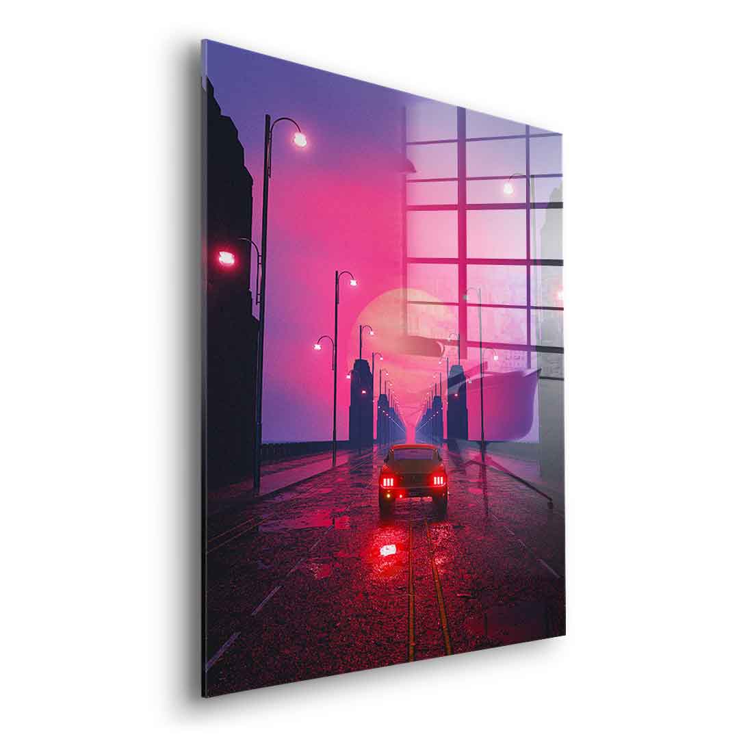 Sunset Boulevard - acrylic glass