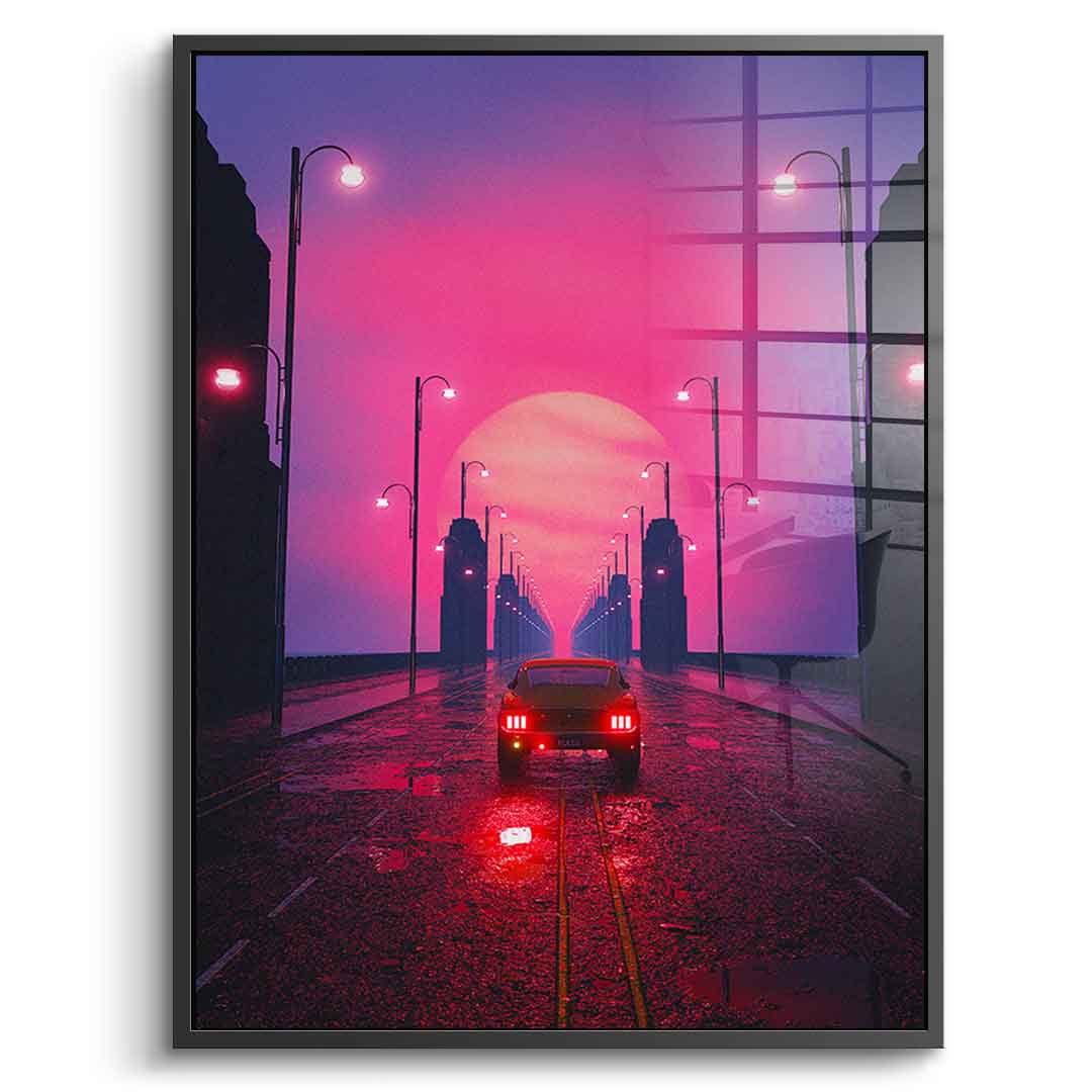 Sunset Boulevard - acrylic glass