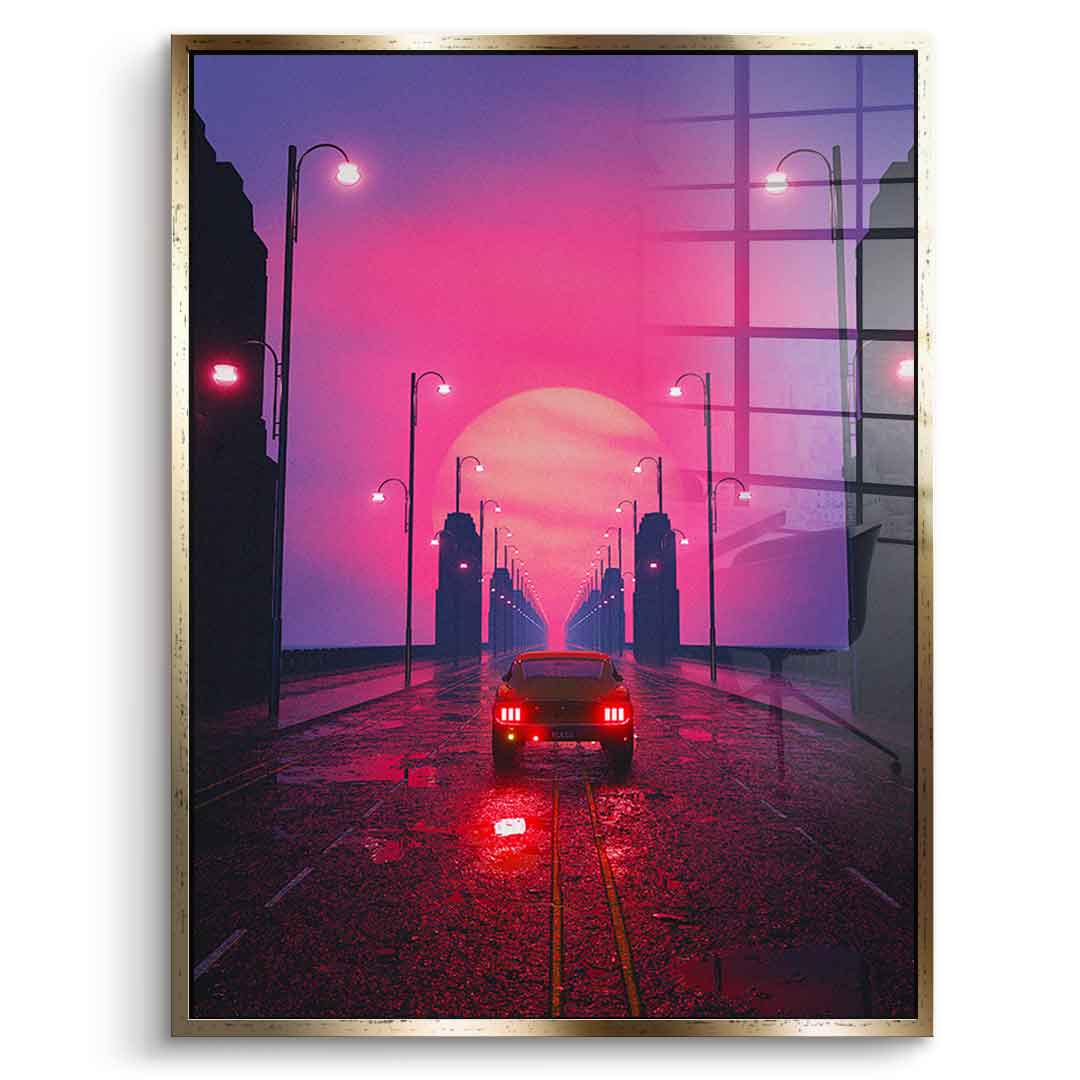 Sunset Boulevard - acrylic glass