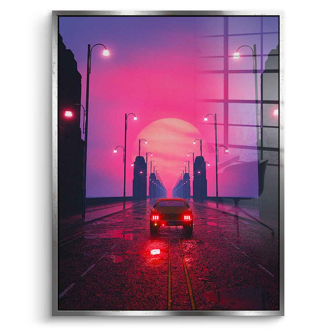 Sunset Boulevard - acrylic glass