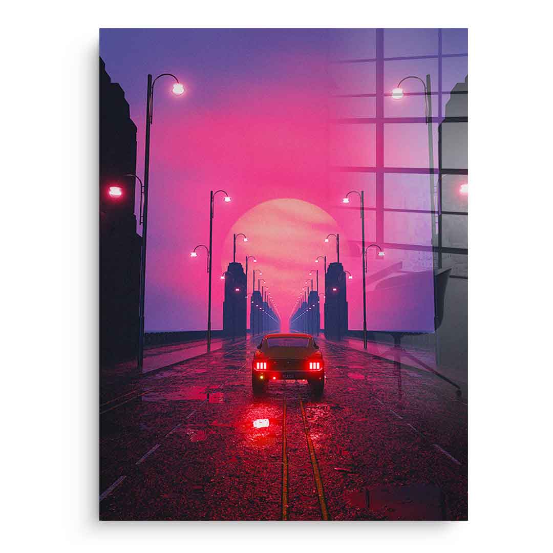 Sunset Boulevard - acrylic glass