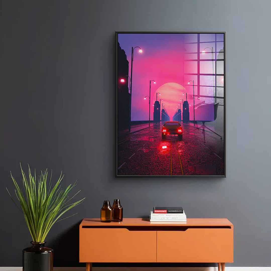 Sunset Boulevard - acrylic glass