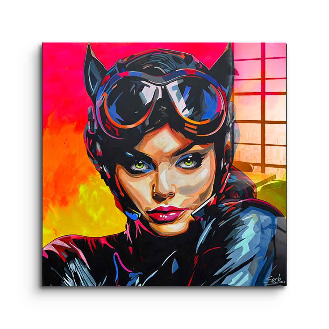 Sunset Cat - acrylic glass