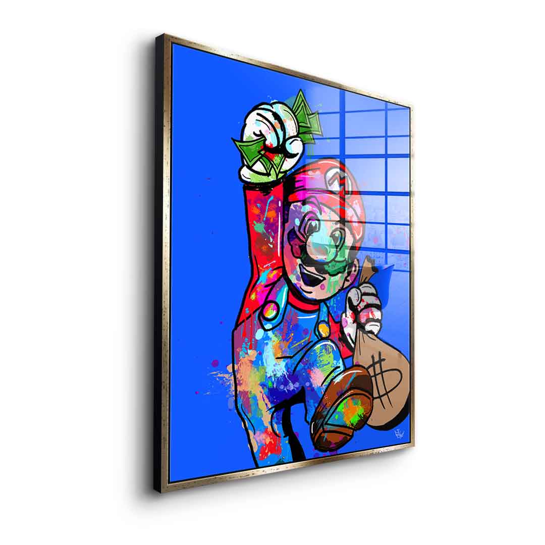 Super Mario Hustle - acrylic glass