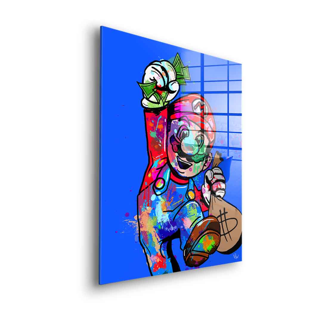 Super Mario Hustle - acrylic glass