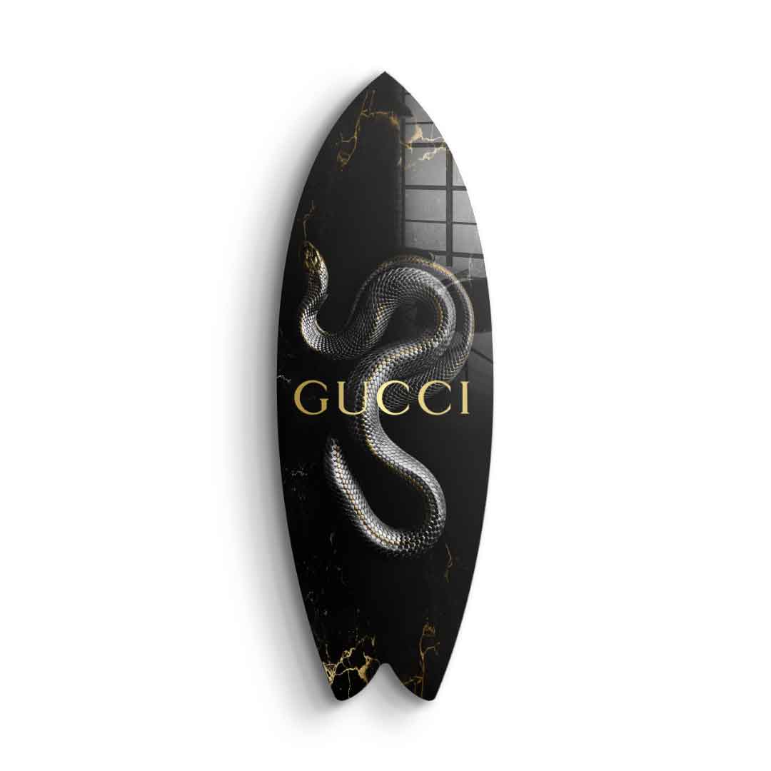 Surfboard Luxury Snake - acrylic glass