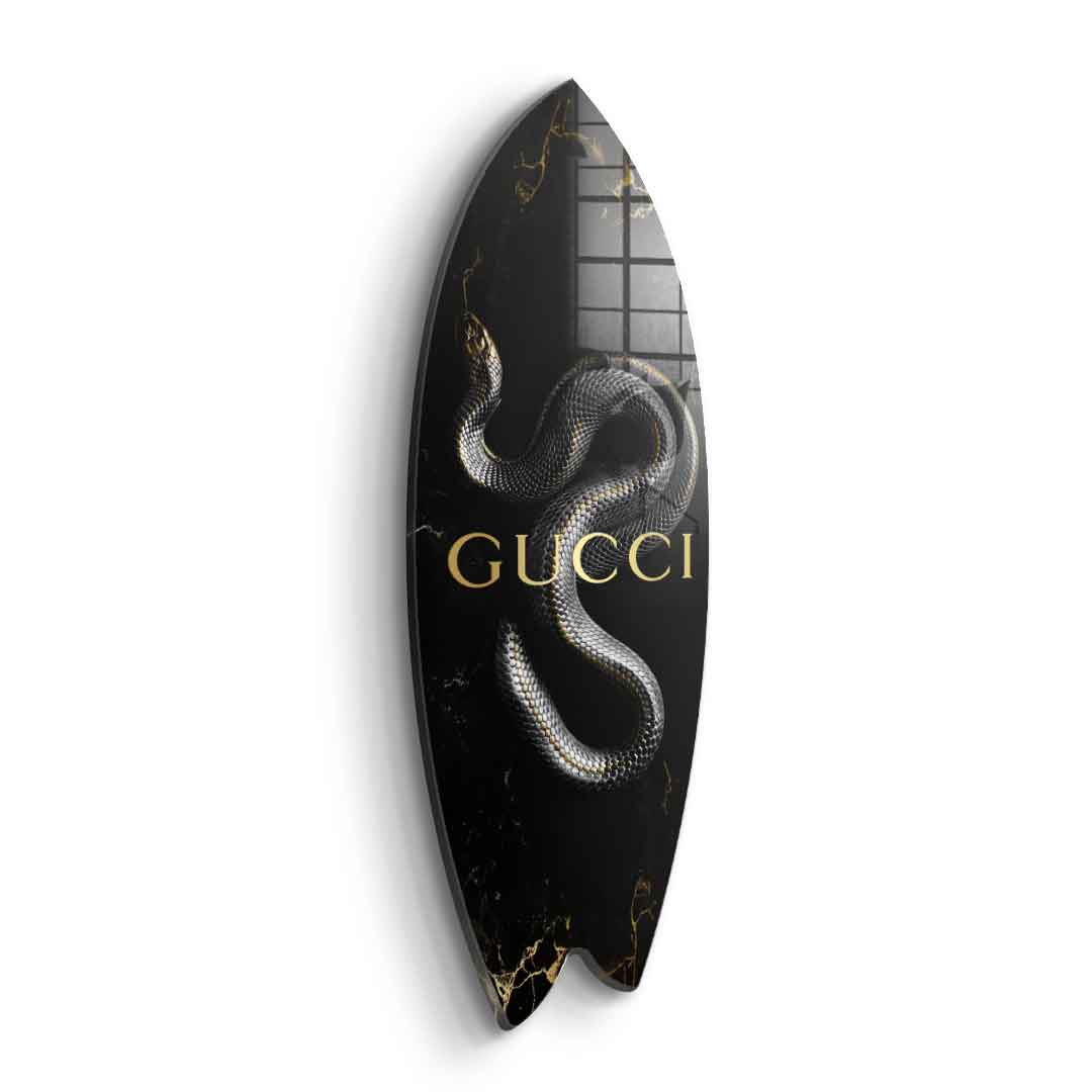 Surfboard Luxury Snake - acrylic glass