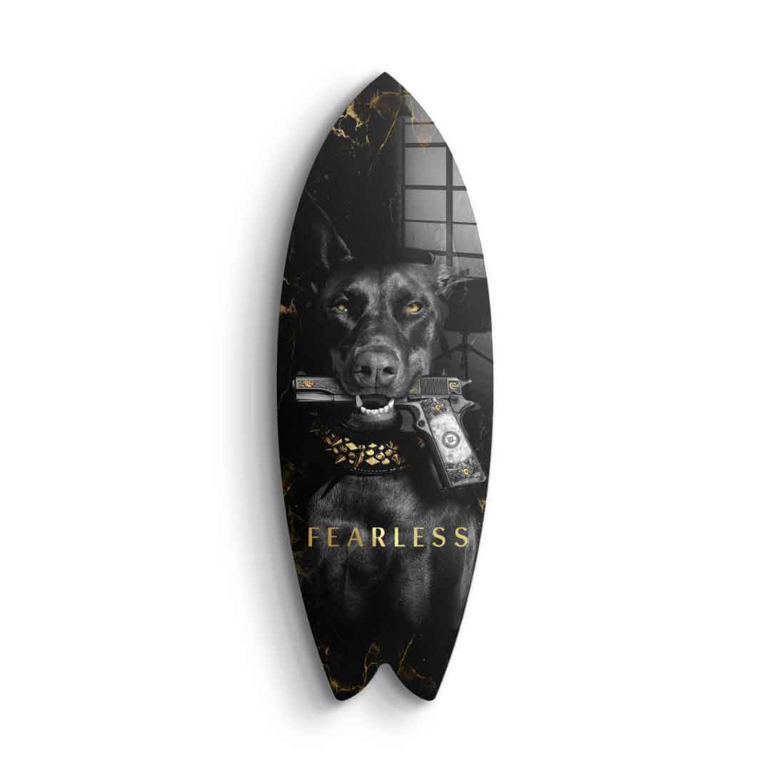 Surfboard Luxury Dog - acrylic glass