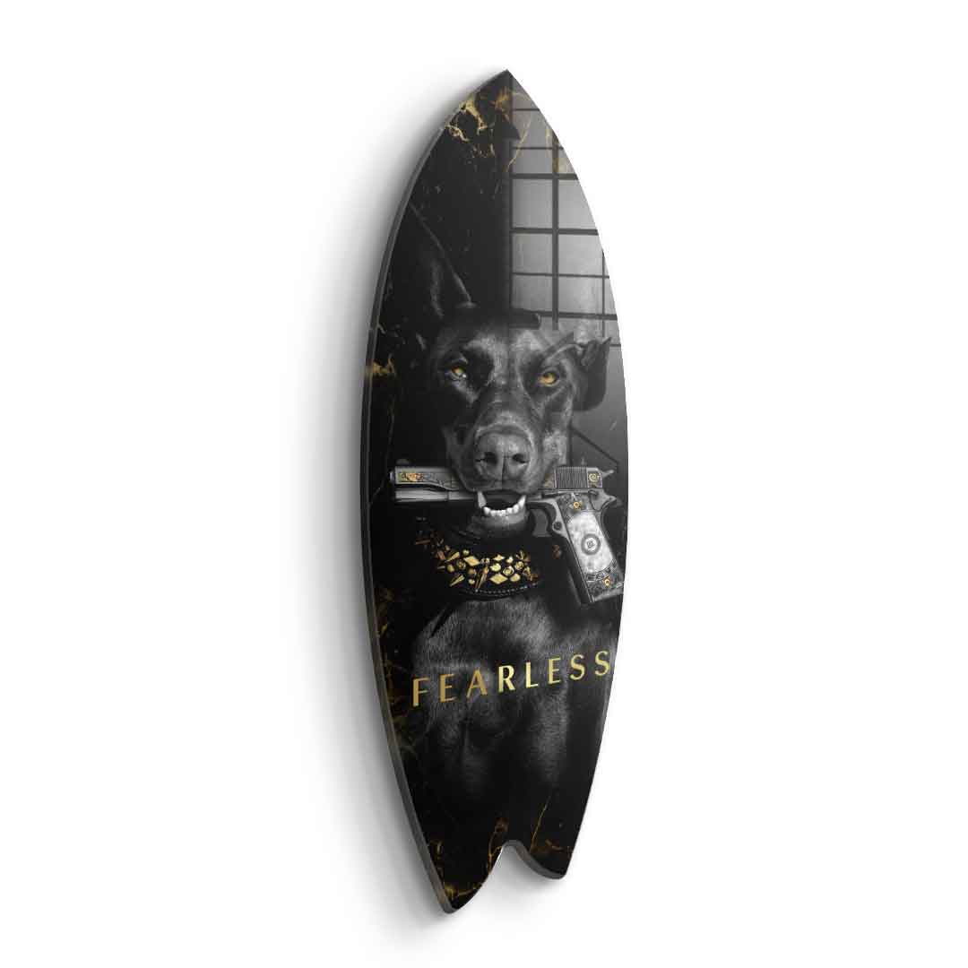 Surfboard Luxury Dog - acrylic glass