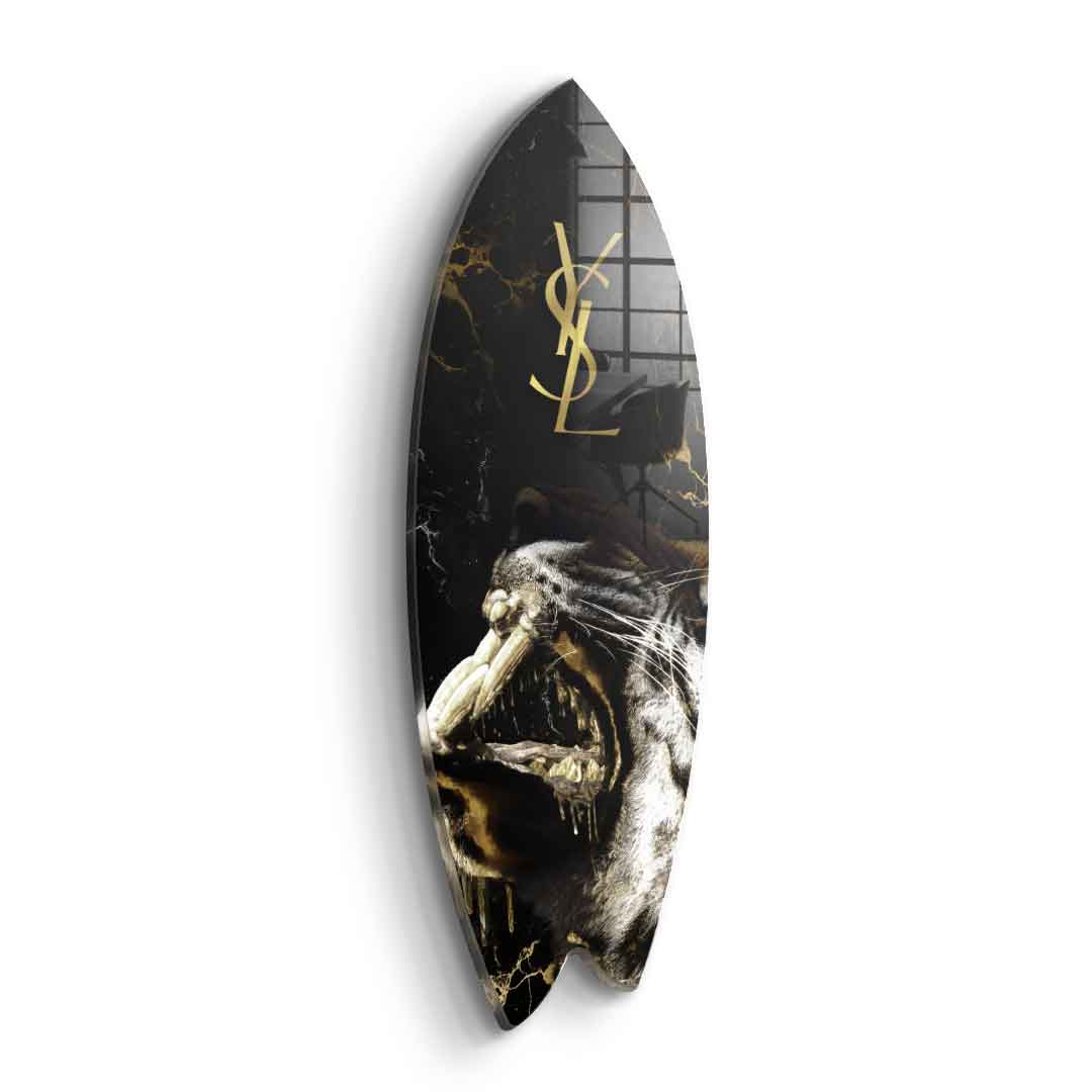 Surfboard Luxury Tiger - acrylic glass